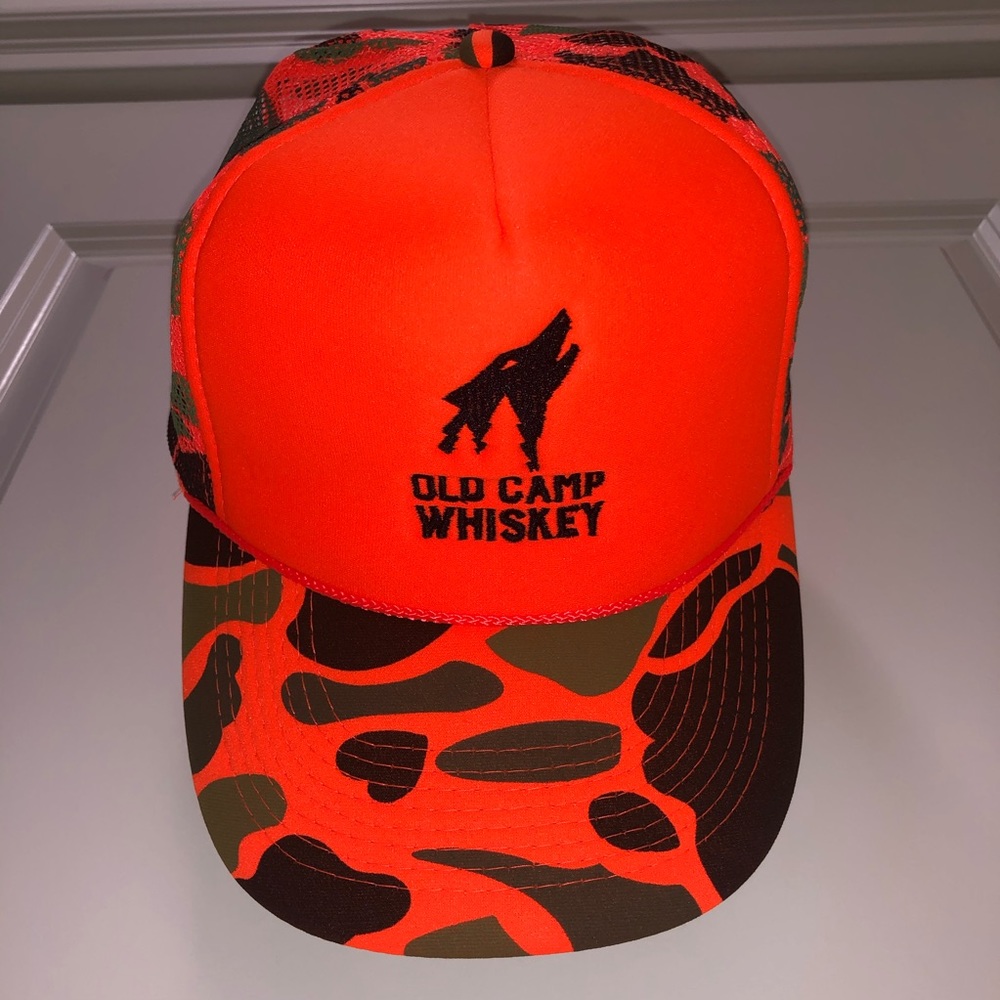 Old Camp Whiskey Camo Snapback Trucker Hat